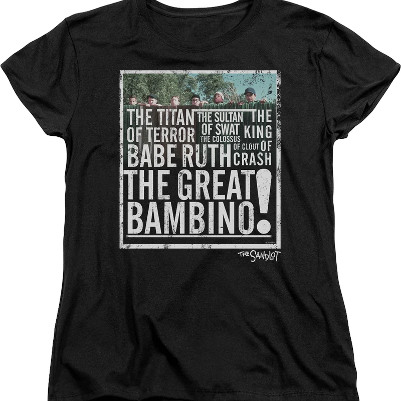 Womens The Great Bambino Sandlot Shirt