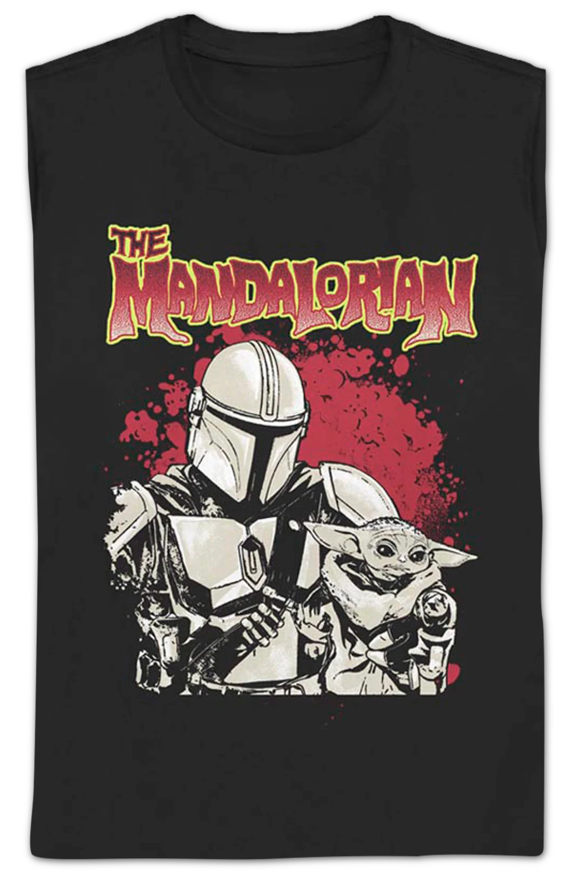 Womens The Mandalorian Bounty Hunter And Child Star Wars Shirt - Image 2