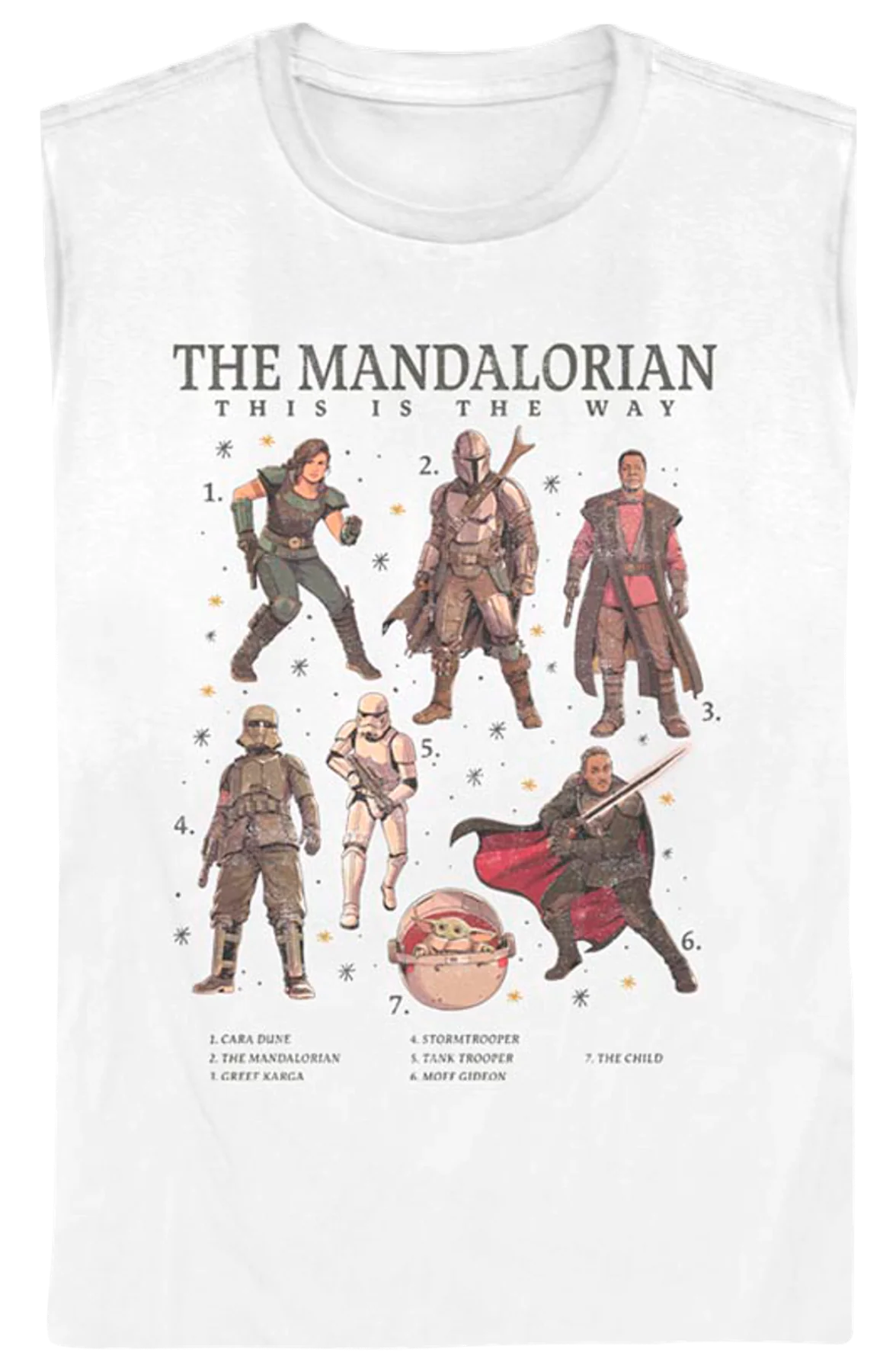 Womens The Mandalorian The Numbered Way Star Wars Shirt - Image 2