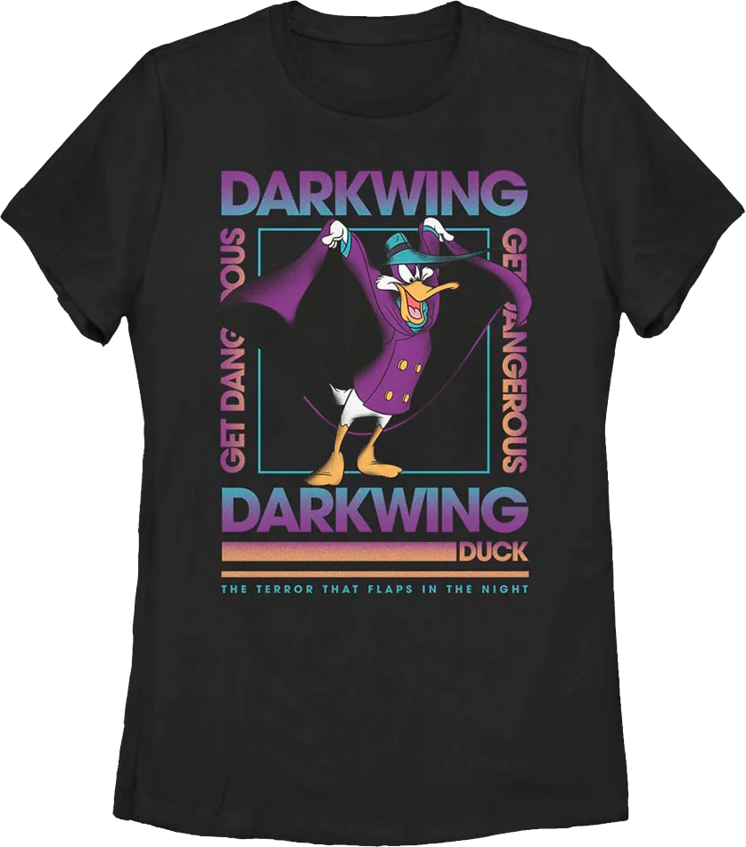 Womens The Terror That Flaps In The Night Darkwing Duck Shirt