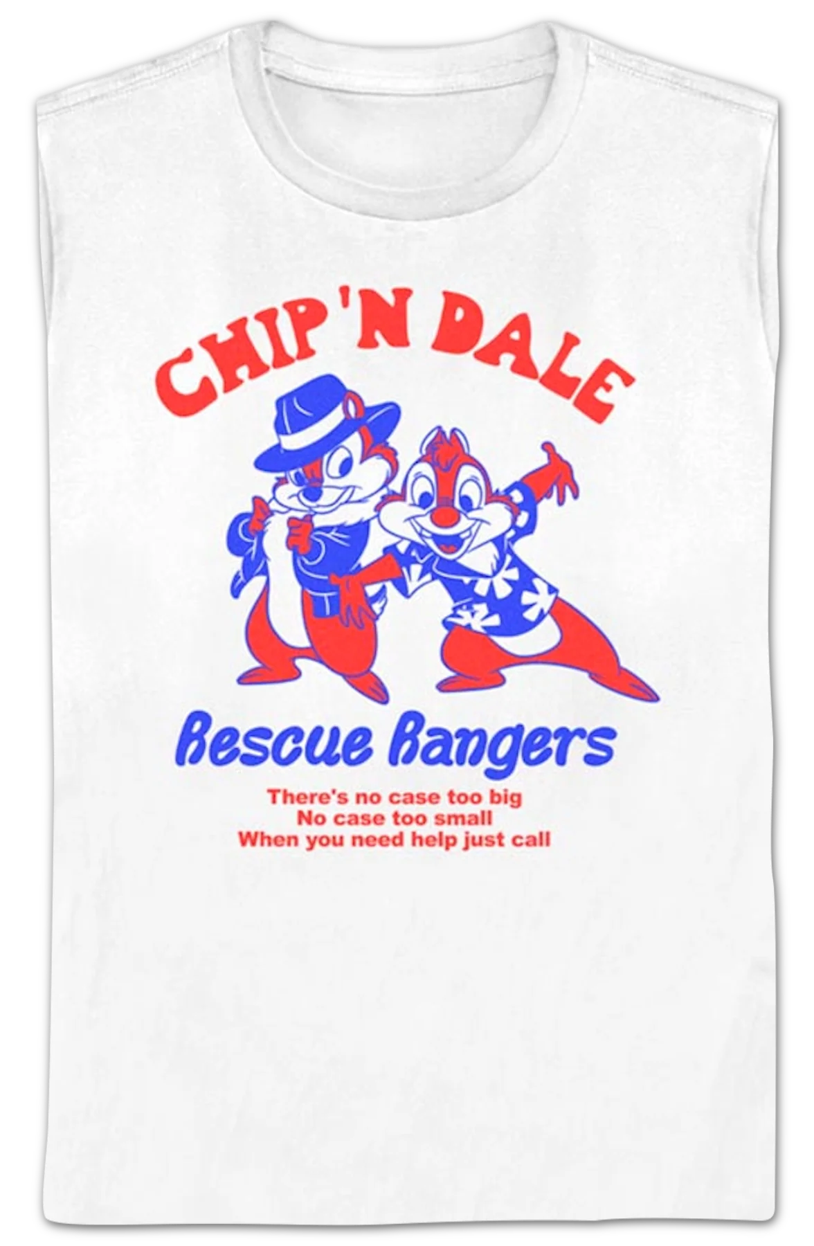 Womens There's No Case Too Big Chip 'n Dale Rescue Rangers Shirt - Image 2