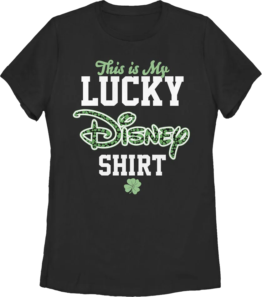 Womens This Is My Lucky Disney Shirt