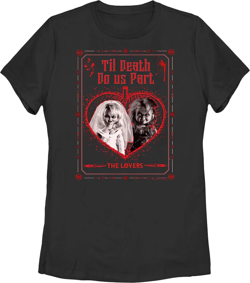 Womens Til Death Do Us Part Child's Play Shirt