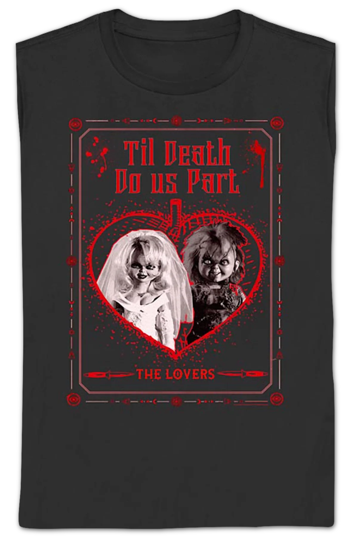 Womens Til Death Do Us Part Child's Play Shirt - Image 2