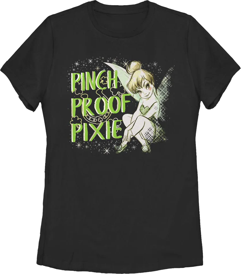 Womens Tinker Bell Pinch Proof Pixie Disney Shirt