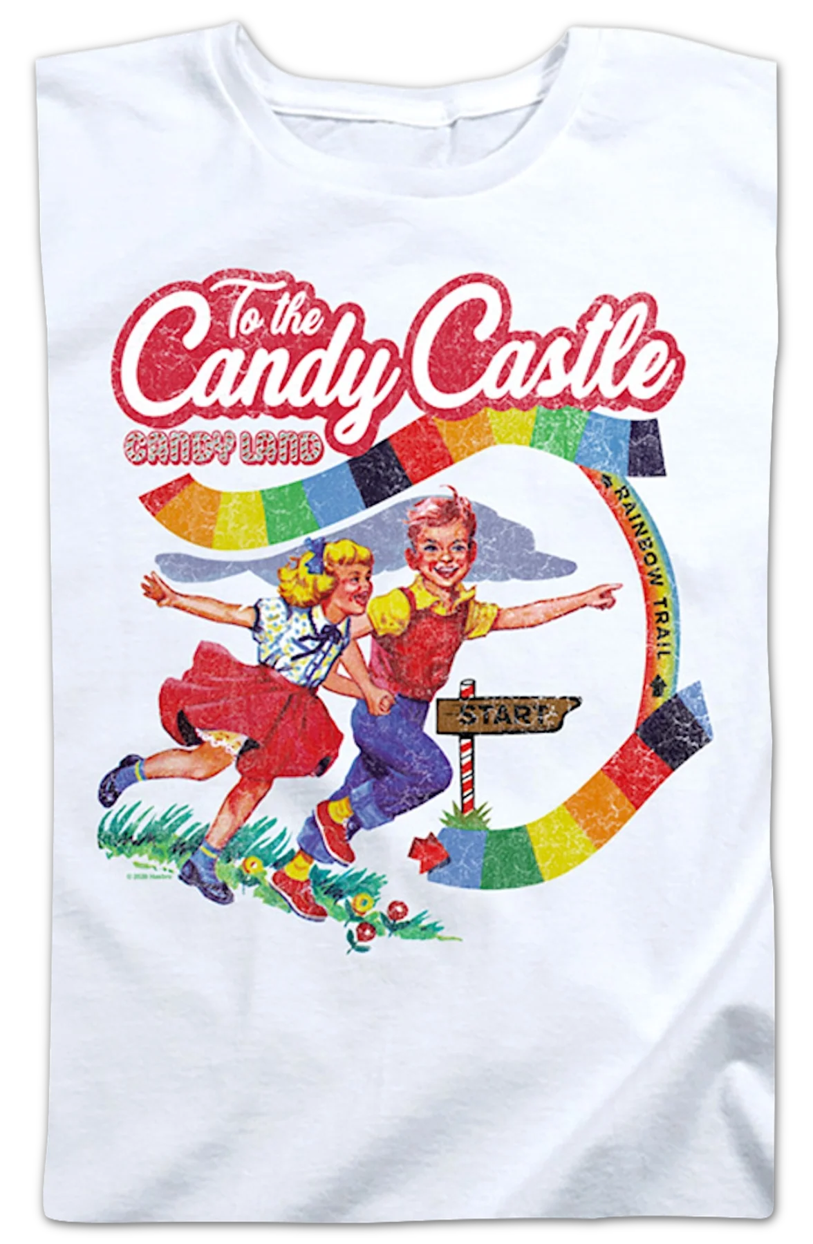 Womens To The Candy Castle Candy Land Shirt - Image 2