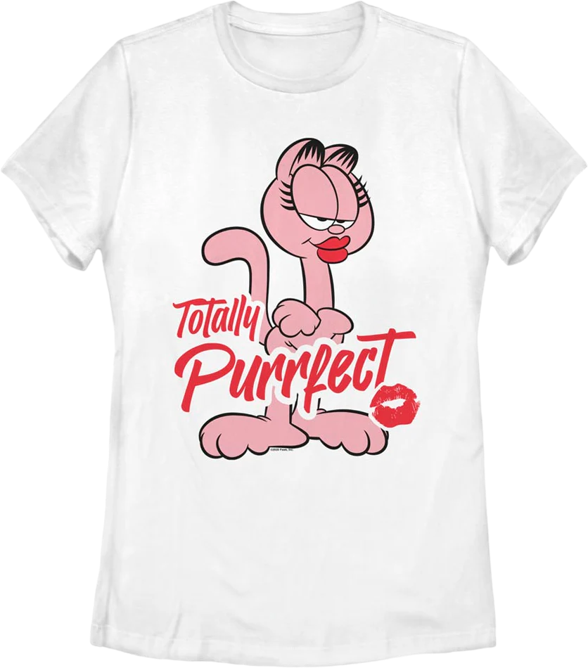 Womens Totally Purrfect Garfield Shirt