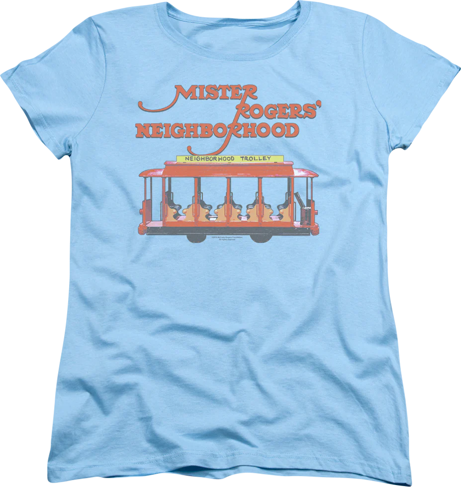 Womens Trolley Mr. Rogers Shirt