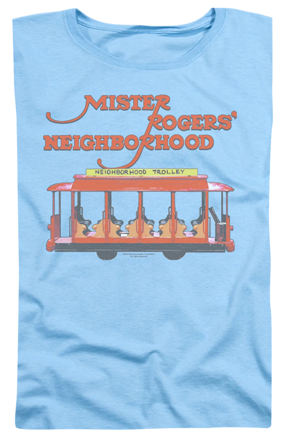 Womens Trolley Mr. Rogers Shirt - Image 2