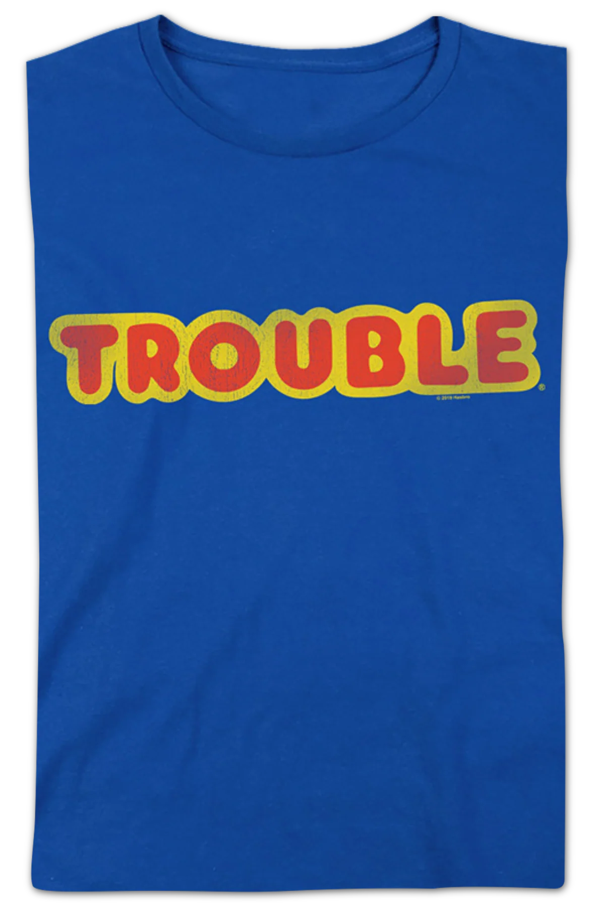 Womens Trouble Logo Hasbro Shirt - Image 2