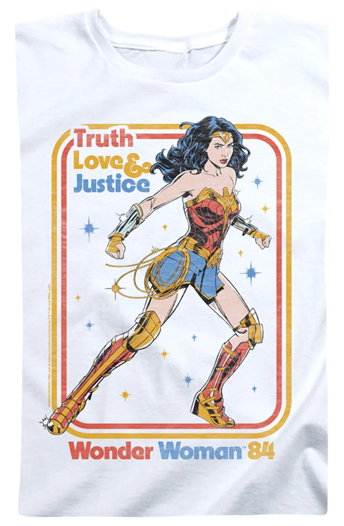 Womens Truth Love & Justice Wonder Woman Shirt - Image 2