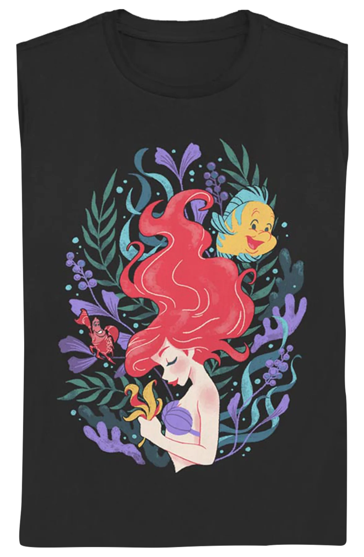 Womens Under The Sea Little Mermaid Shirt - Image 2