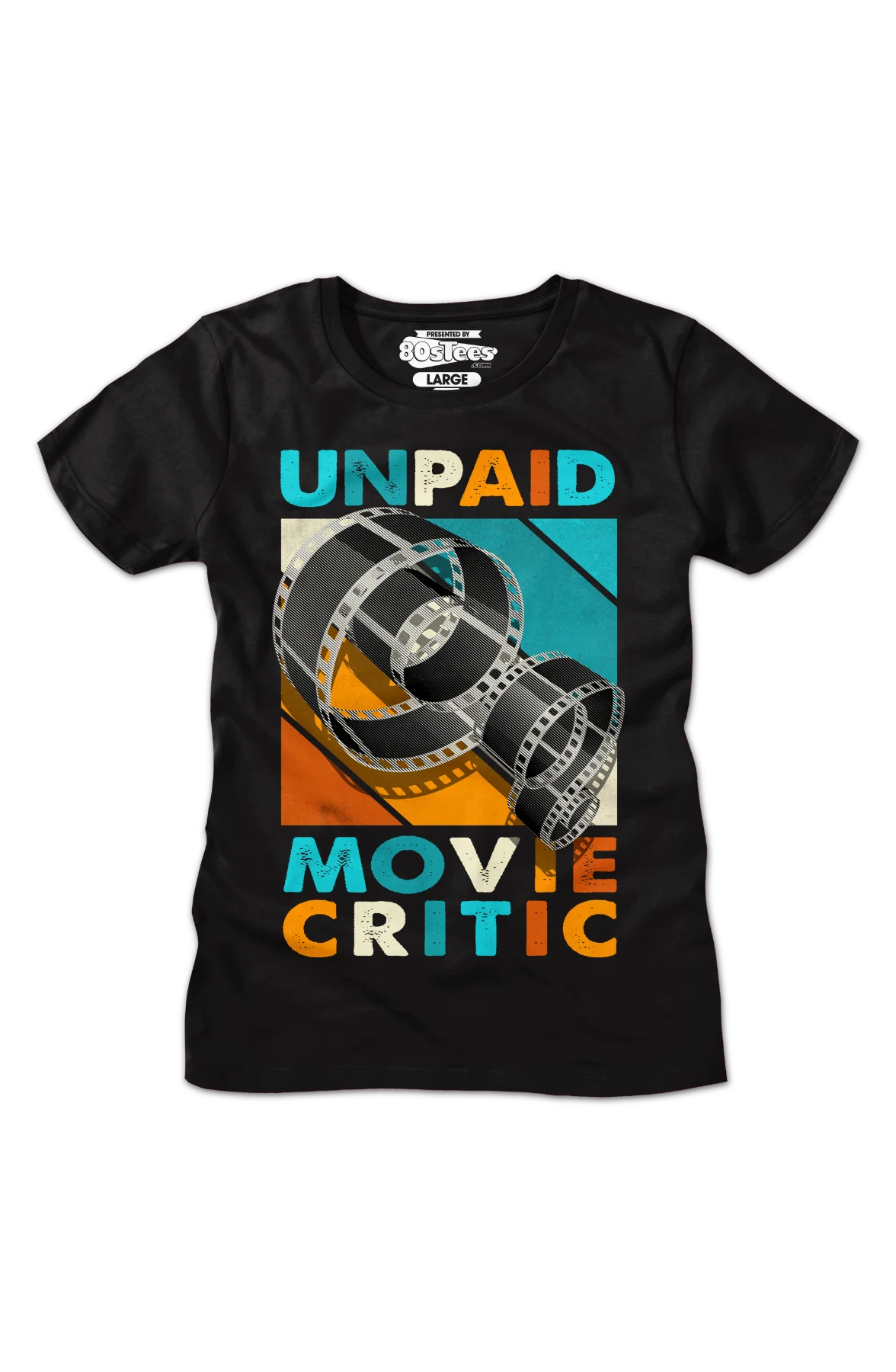 Womens Unpaid Movie Critic Shirt - Image 2