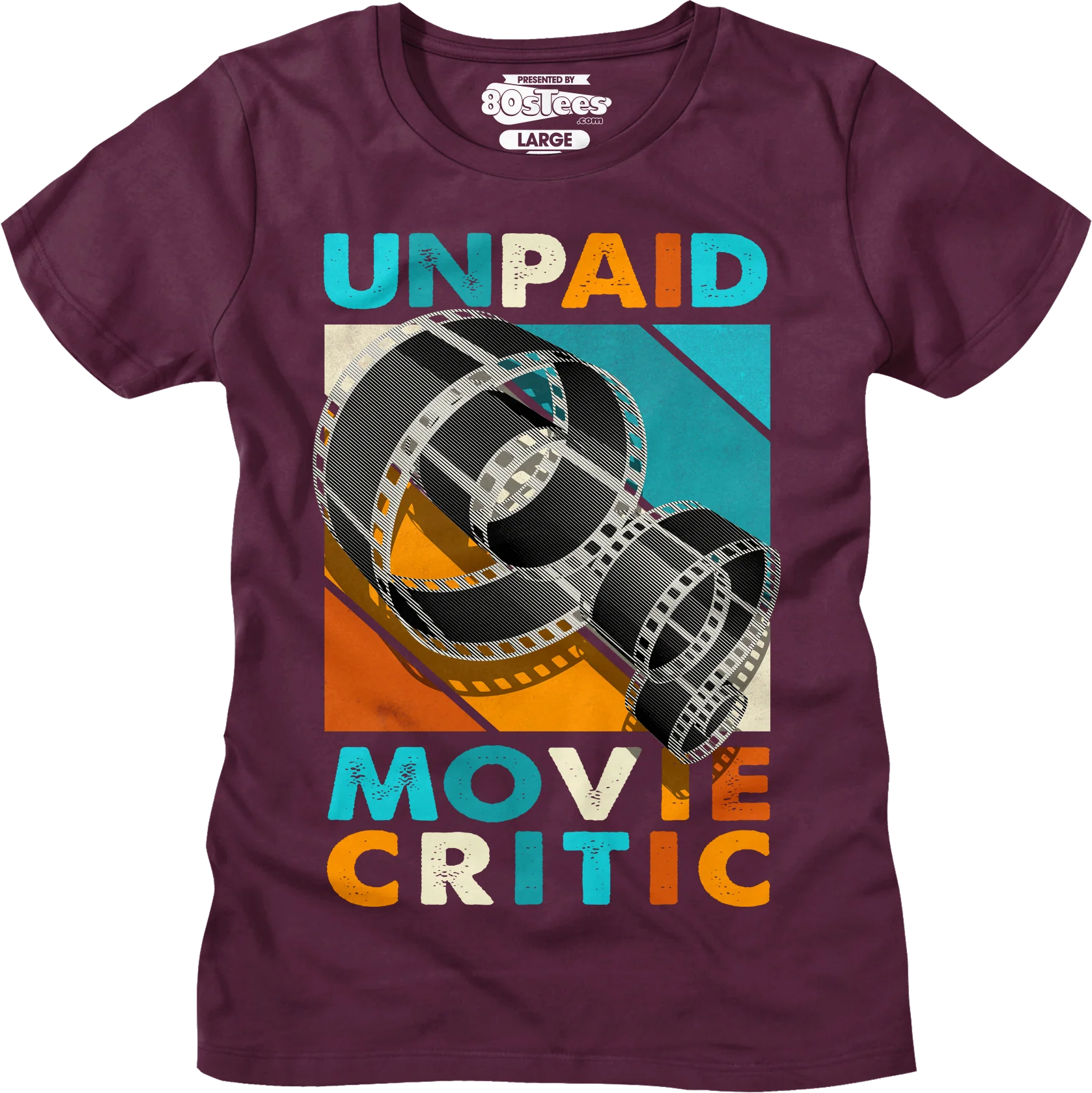 Womens Unpaid Movie Critic Shirt - Image 6