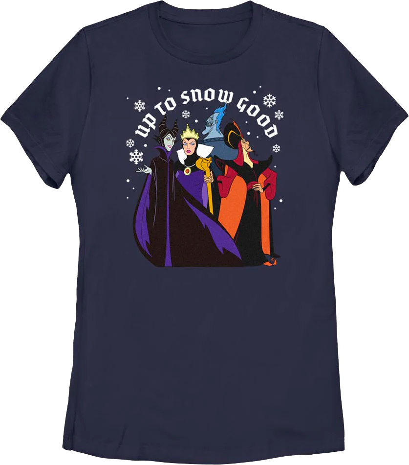 Womens Up To Snow Good Disney Shirt