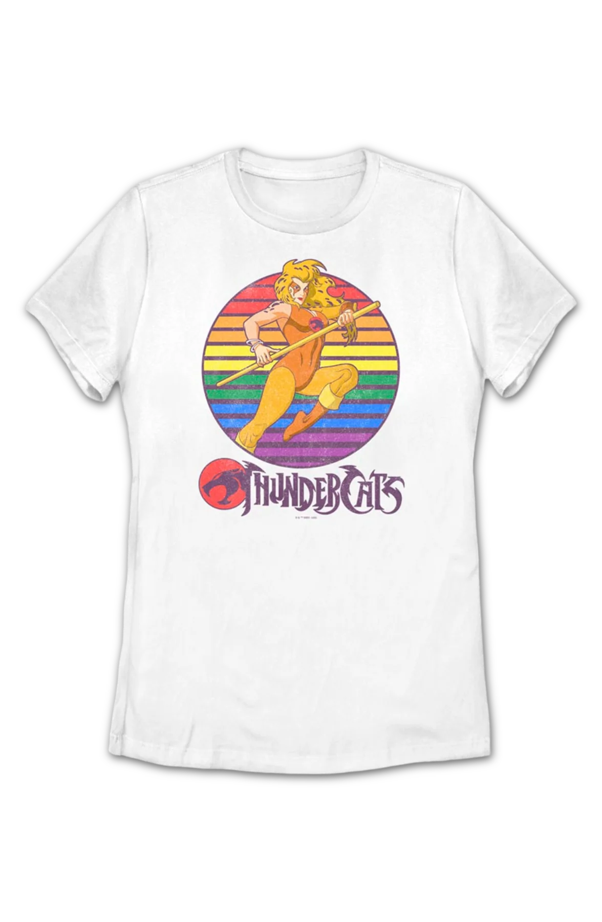 Womens Vintage Cheetara Action Pose ThunderCats Shirt - Image 2