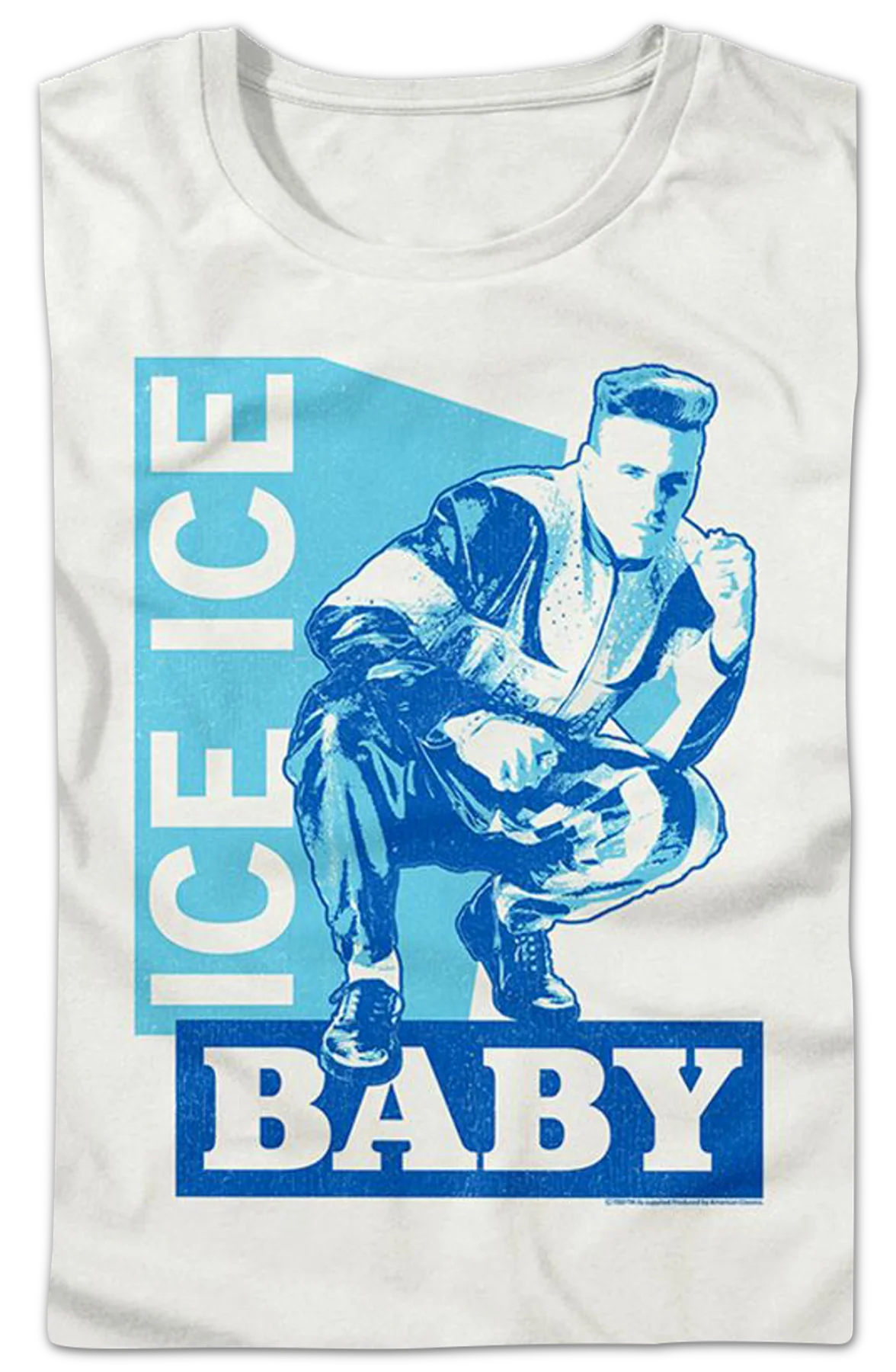 Womens Vintage Ice Ice Baby Vanilla Ice Shirt - Image 2
