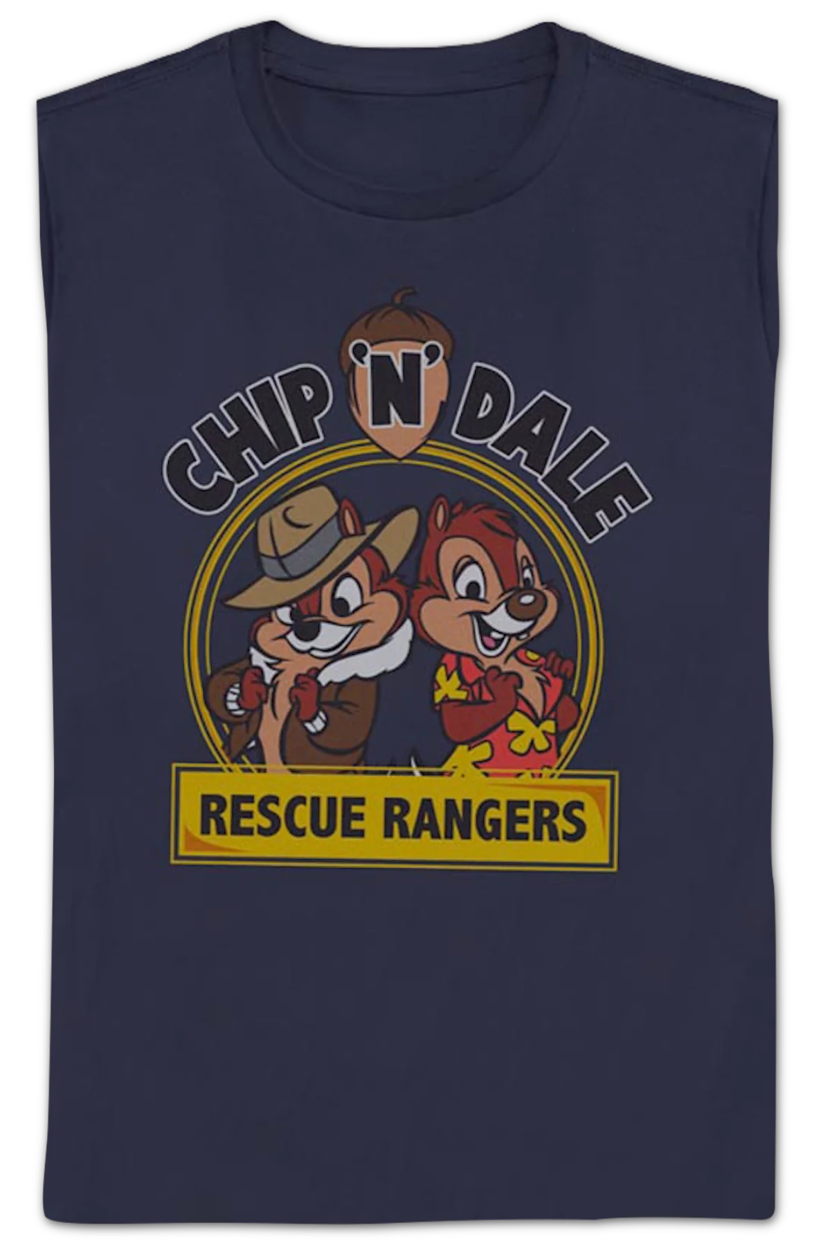 Womens Vintage Logo Chip 'n Dale Rescue Rangers Shirt - Image 2