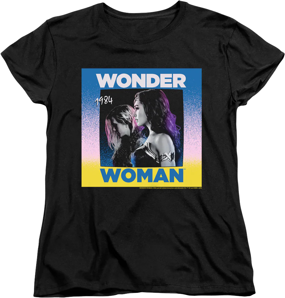 Womens Vintage Photo Wonder Woman 1984 Shirt