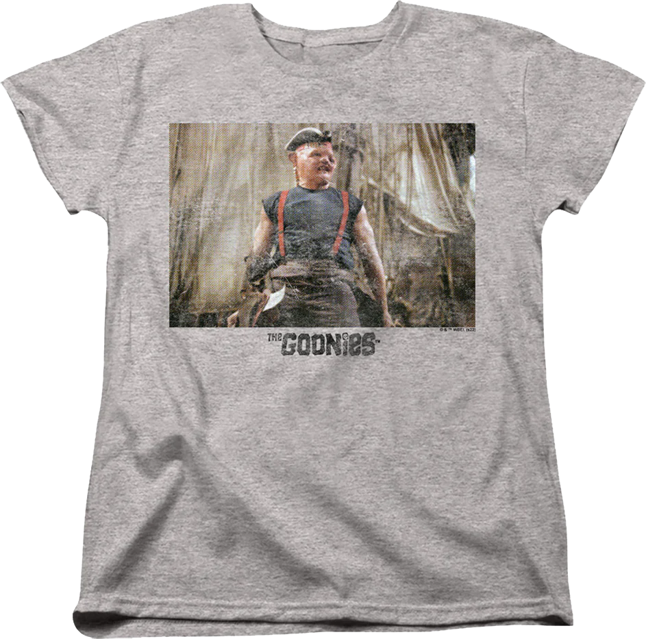 Womens Vintage Pirate Sloth Goonies Shirt