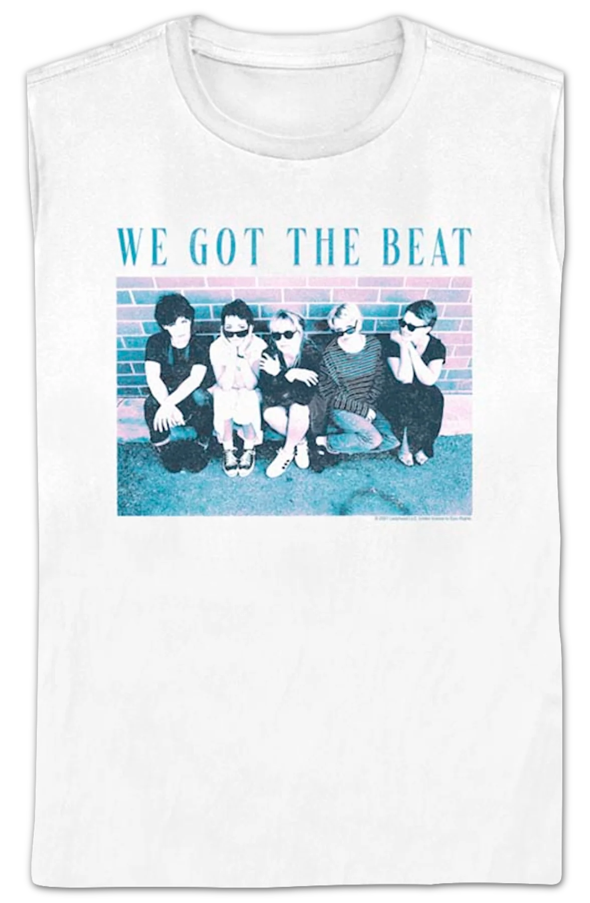 Womens We Got The Beat Group Photo Go-Go's Shirt - Image 2