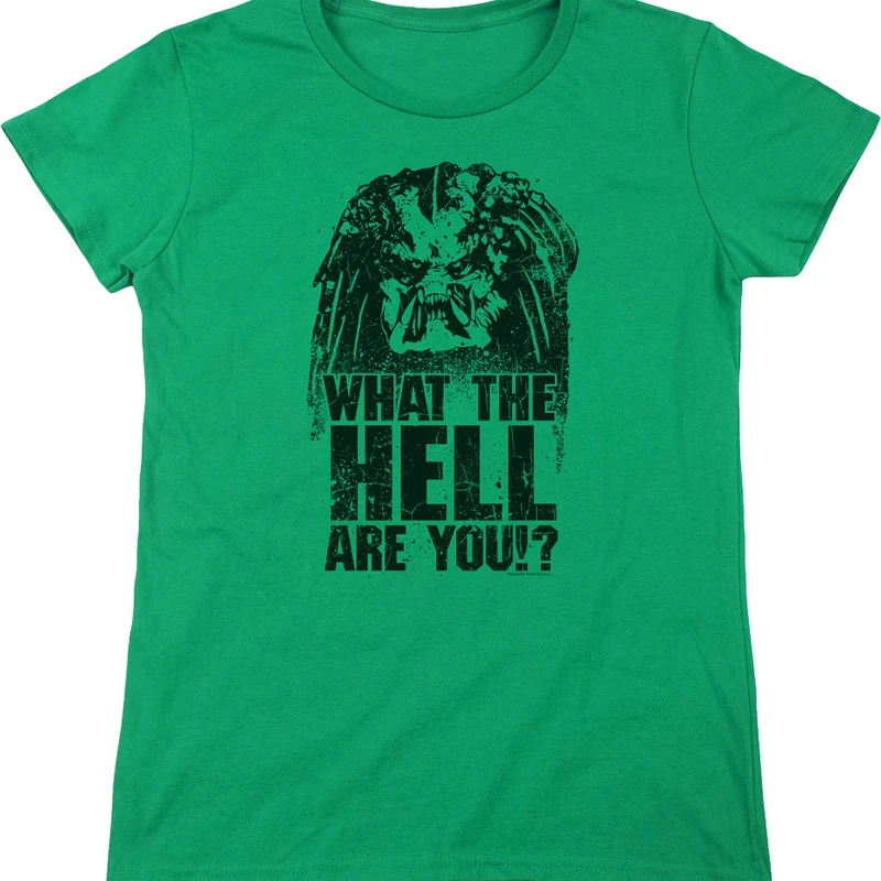 Womens What The Hell Are You Predator Shirt