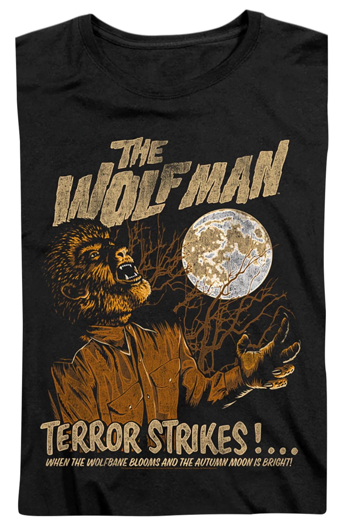 Womens Wolf Man Shirt - Image 2