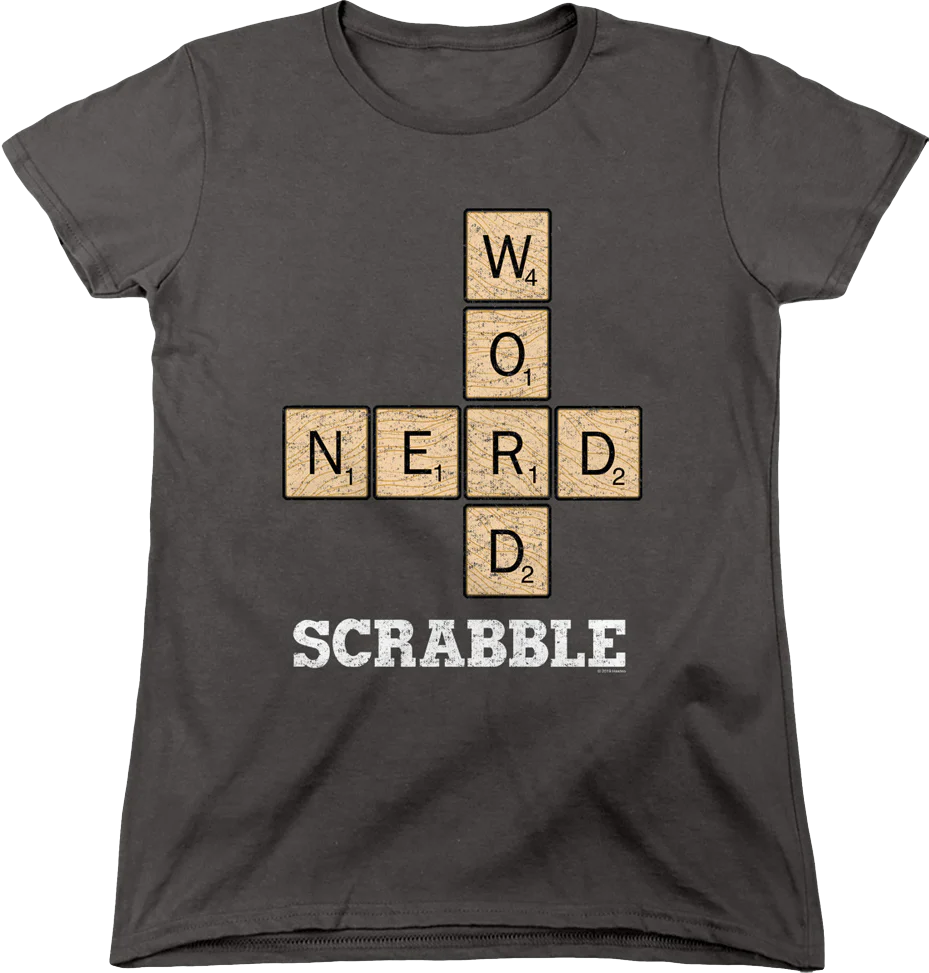 Womens Word Nerd Scrabble Shirt