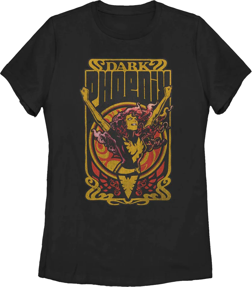 Womens X-Men Dark Phoenix Marvel Comics Shirt
