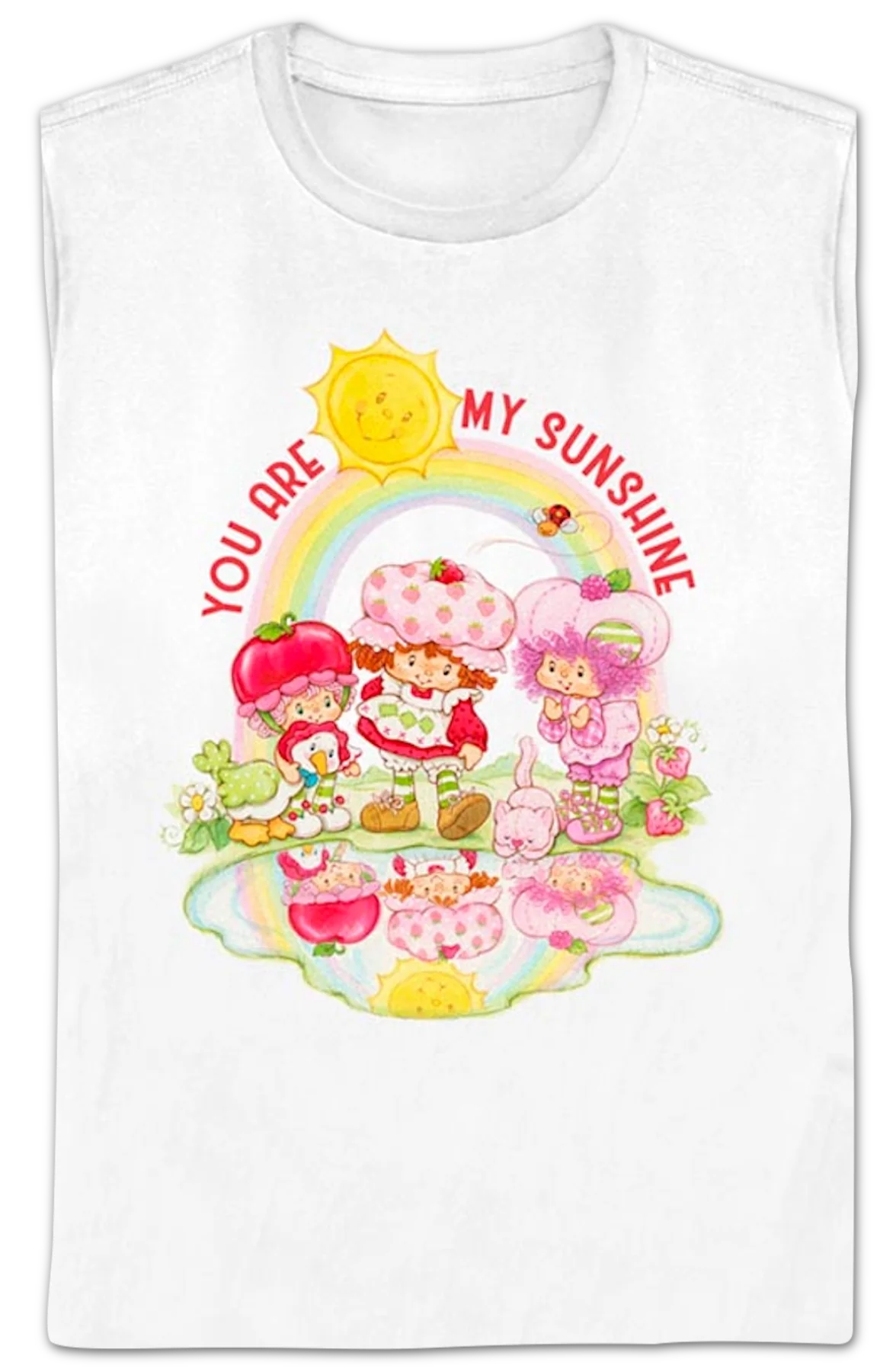 Womens You Are My Sunshine Strawberry Shortcake Shirt - Image 2