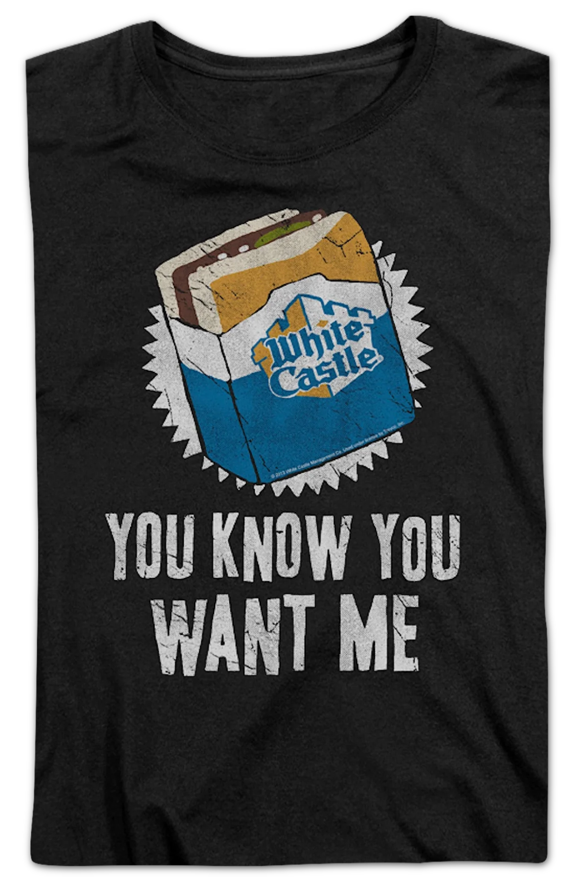 Womens You Know You Want Me White Caste Shirt - Image 2