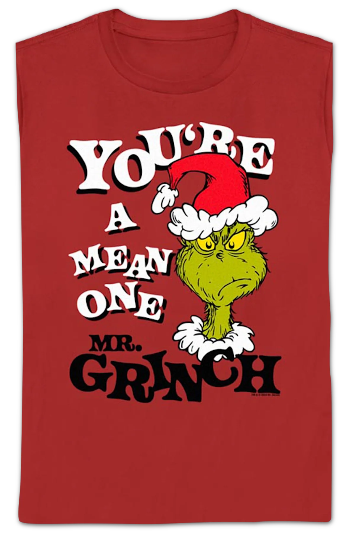 Womens You're A Mean One Mr. Grinch Dr. Seuss Shirt - Image 2