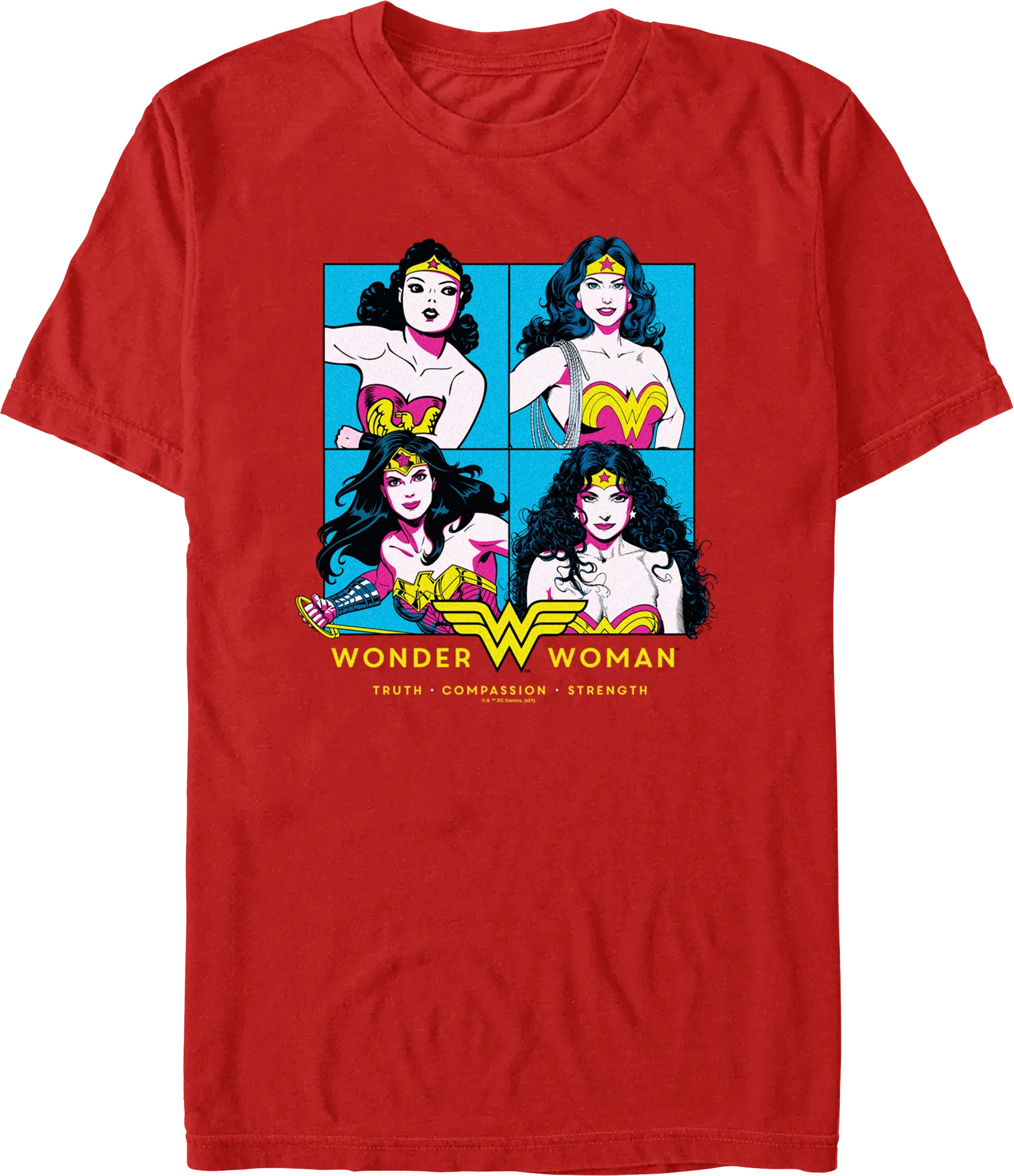 Wonder Woman Through The Years DC Comics T-Shirt