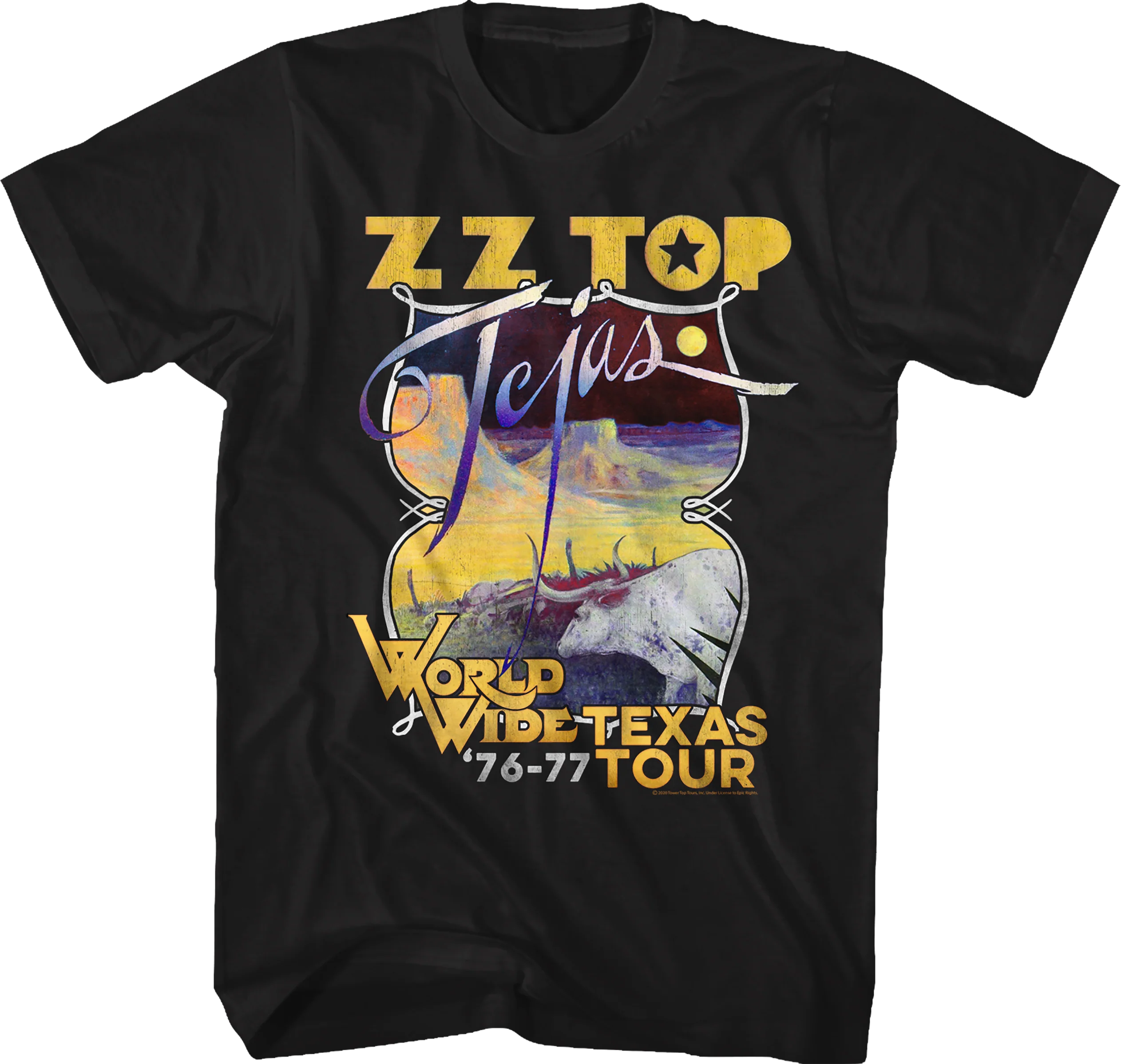 World Wide Texas Tour ZZ Top T-Shirt