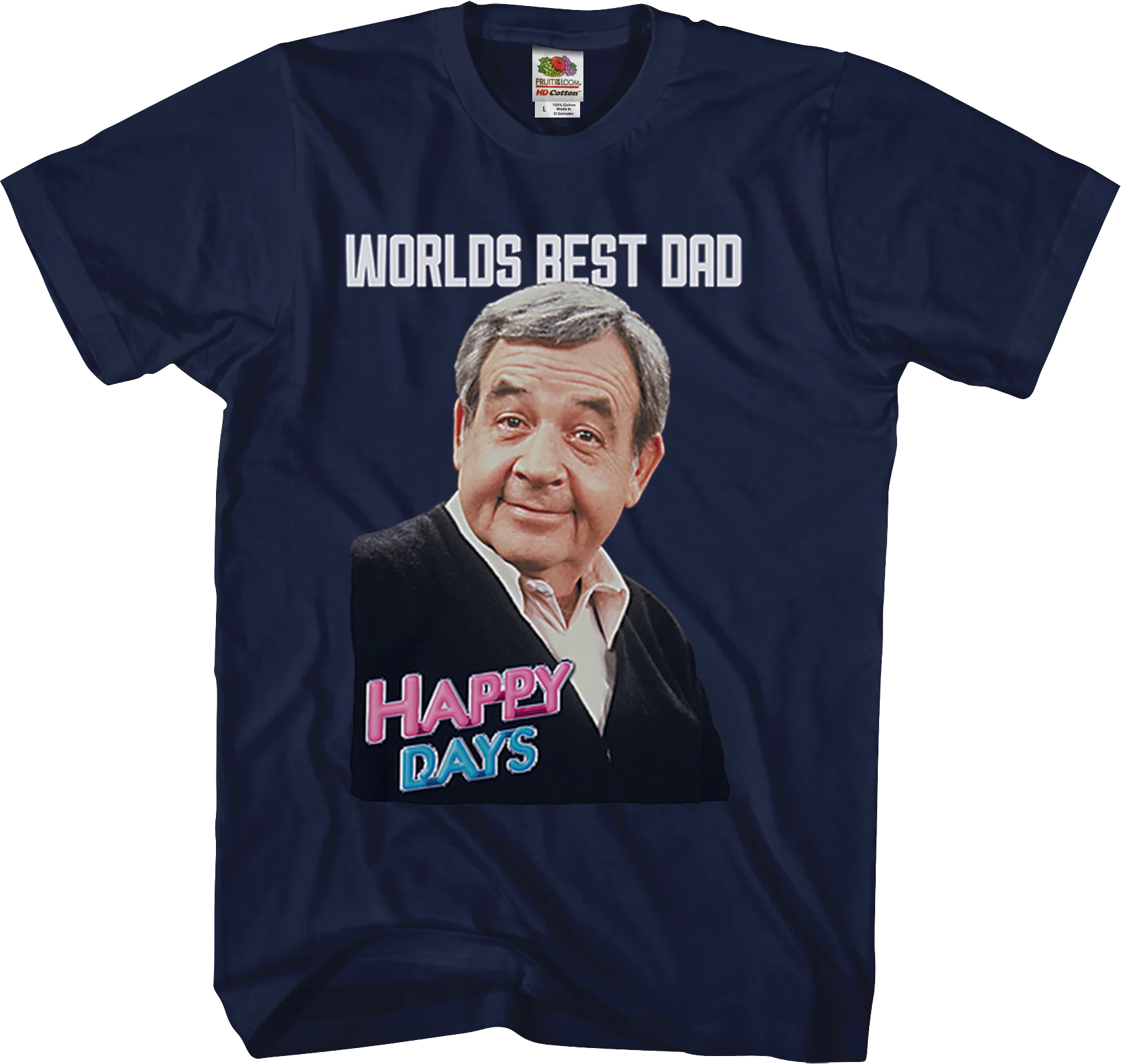 World's Best Dad Happy Days T-Shirt