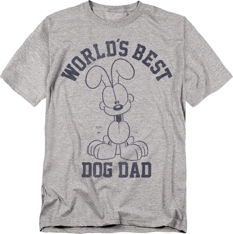 World's Best Dog Dad Garfield T-Shirt