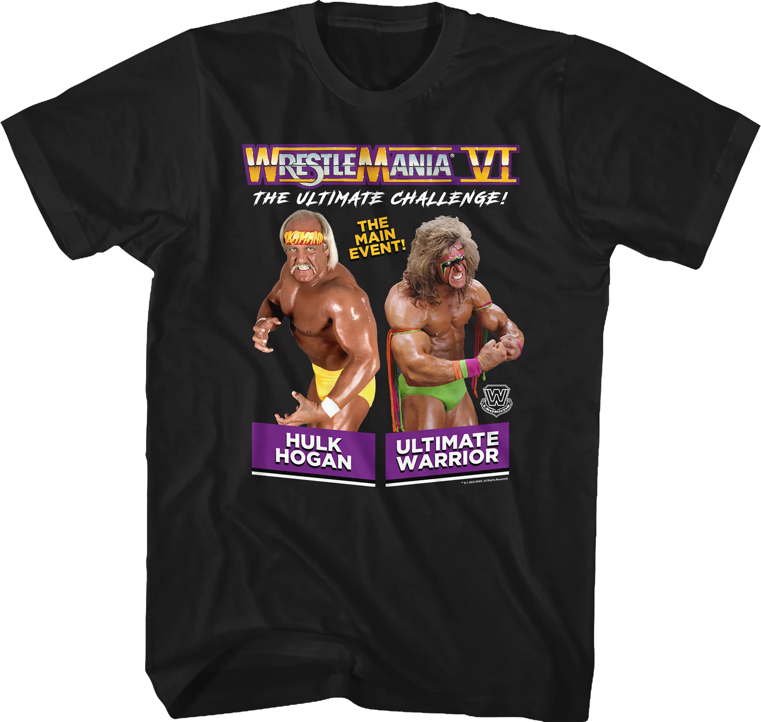 WrestleMania VI Hulk Hogan vs Ultimate Warrior T-Shirt