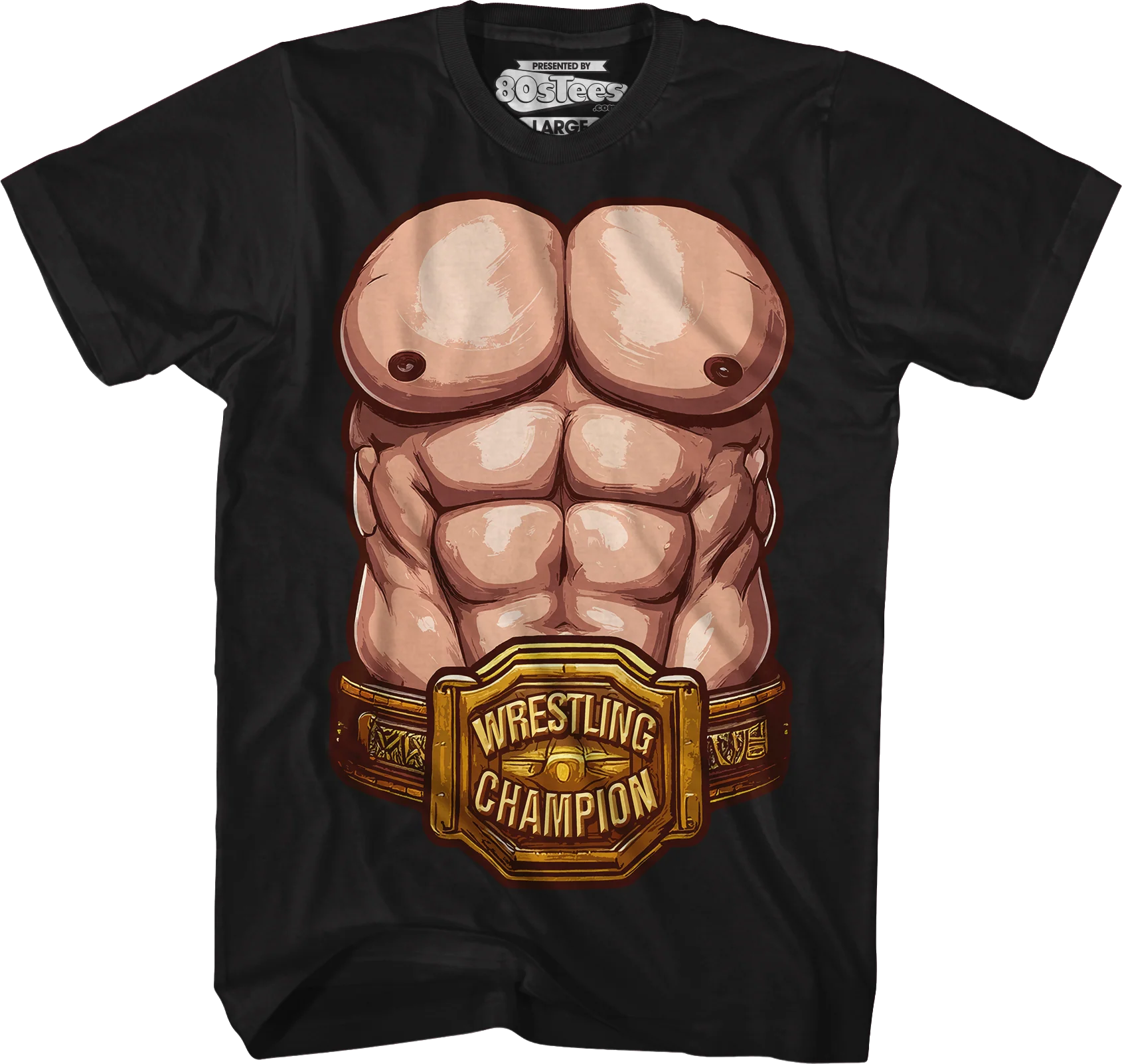 Wrestling Champion Abs T-Shirt