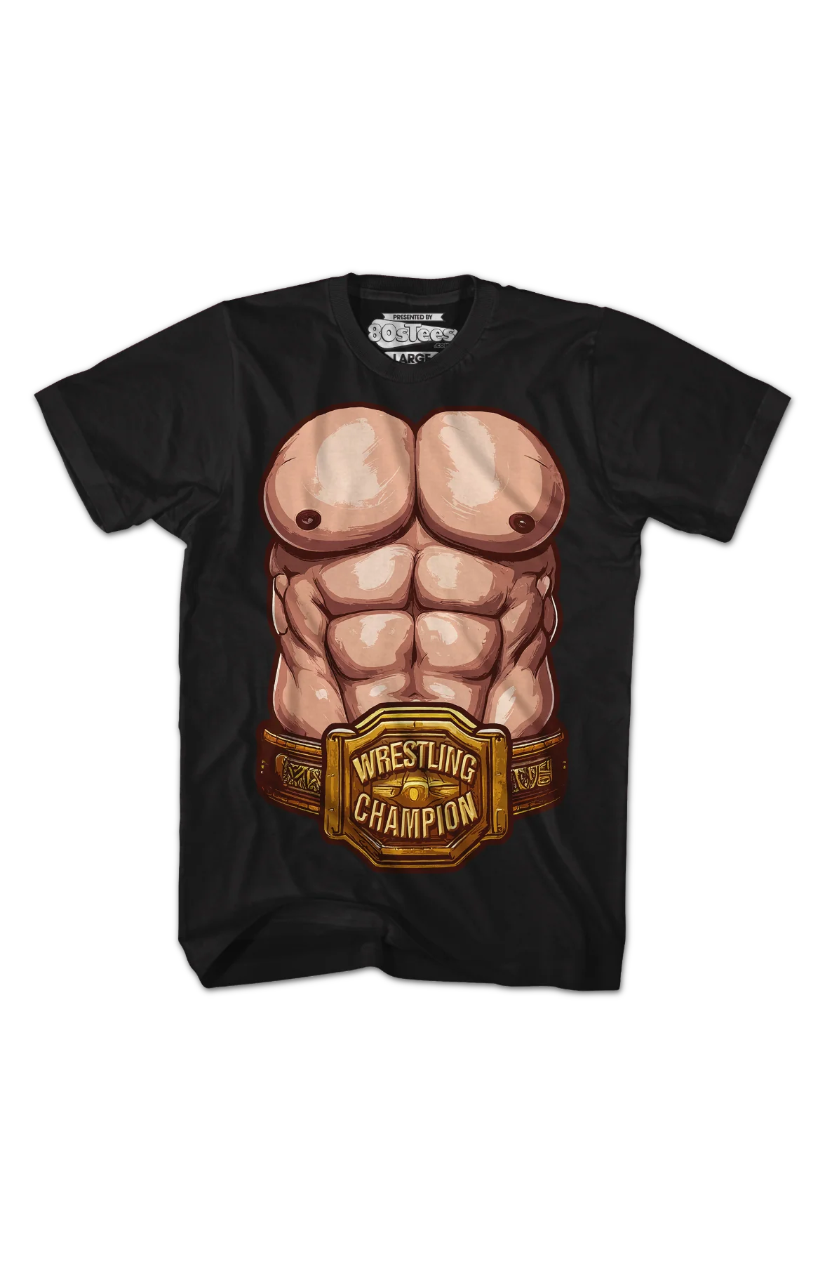 Wrestling Champion Abs T-Shirt - Image 2