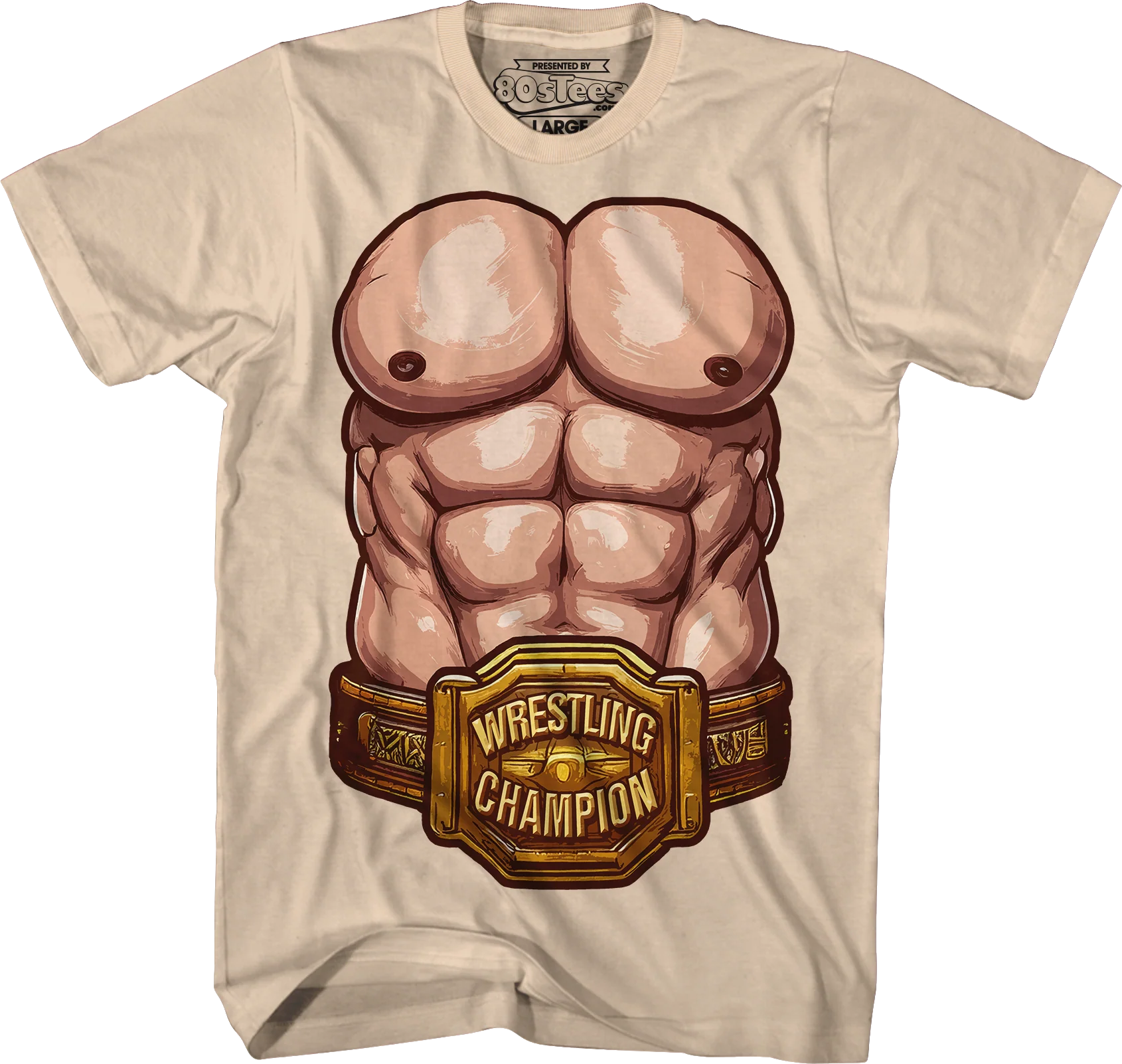Wrestling Champion Abs T-Shirt - Image 6