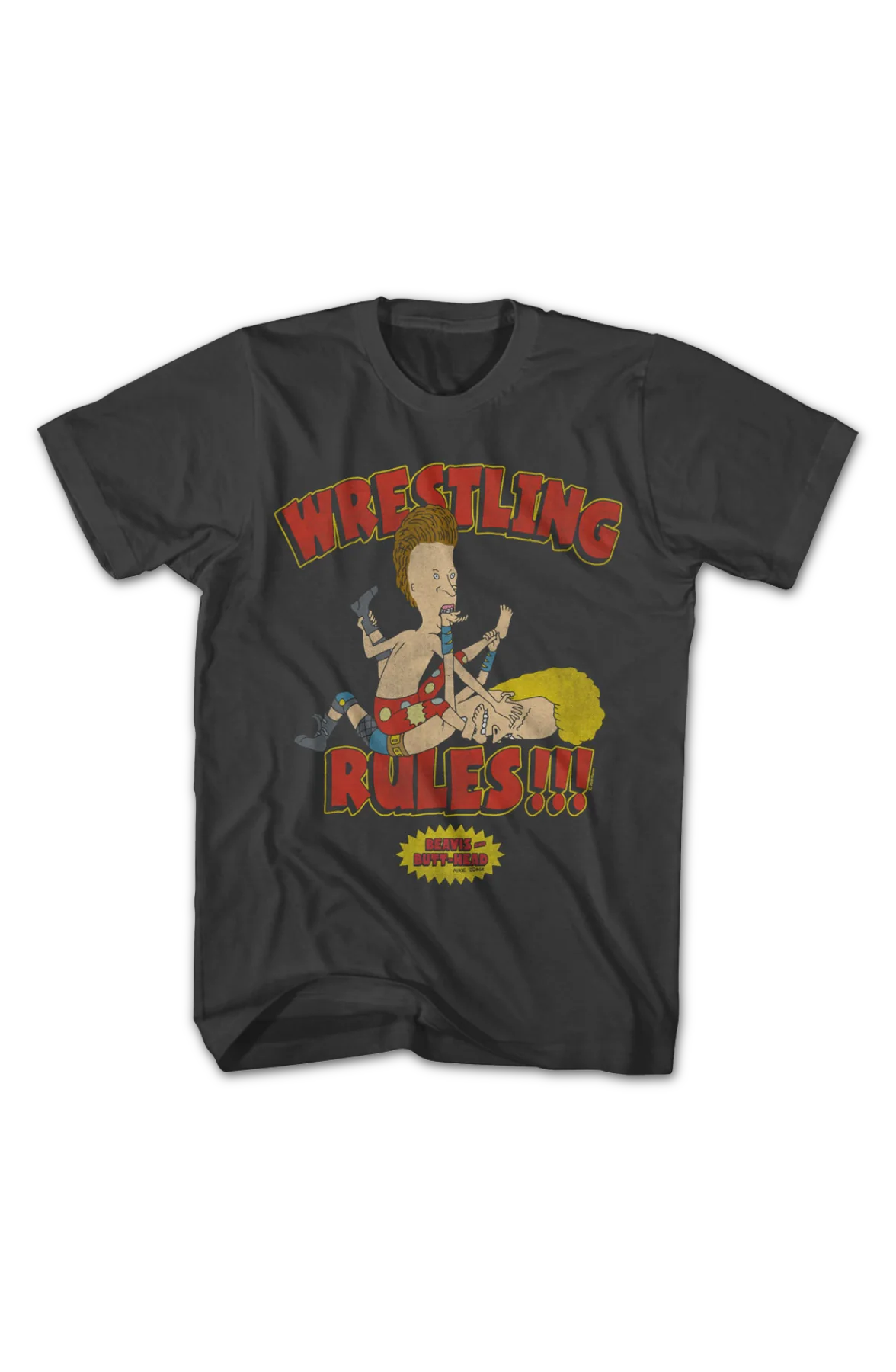 Wrestling Rules Beavis And Butt-Head T-Shirt - Image 2