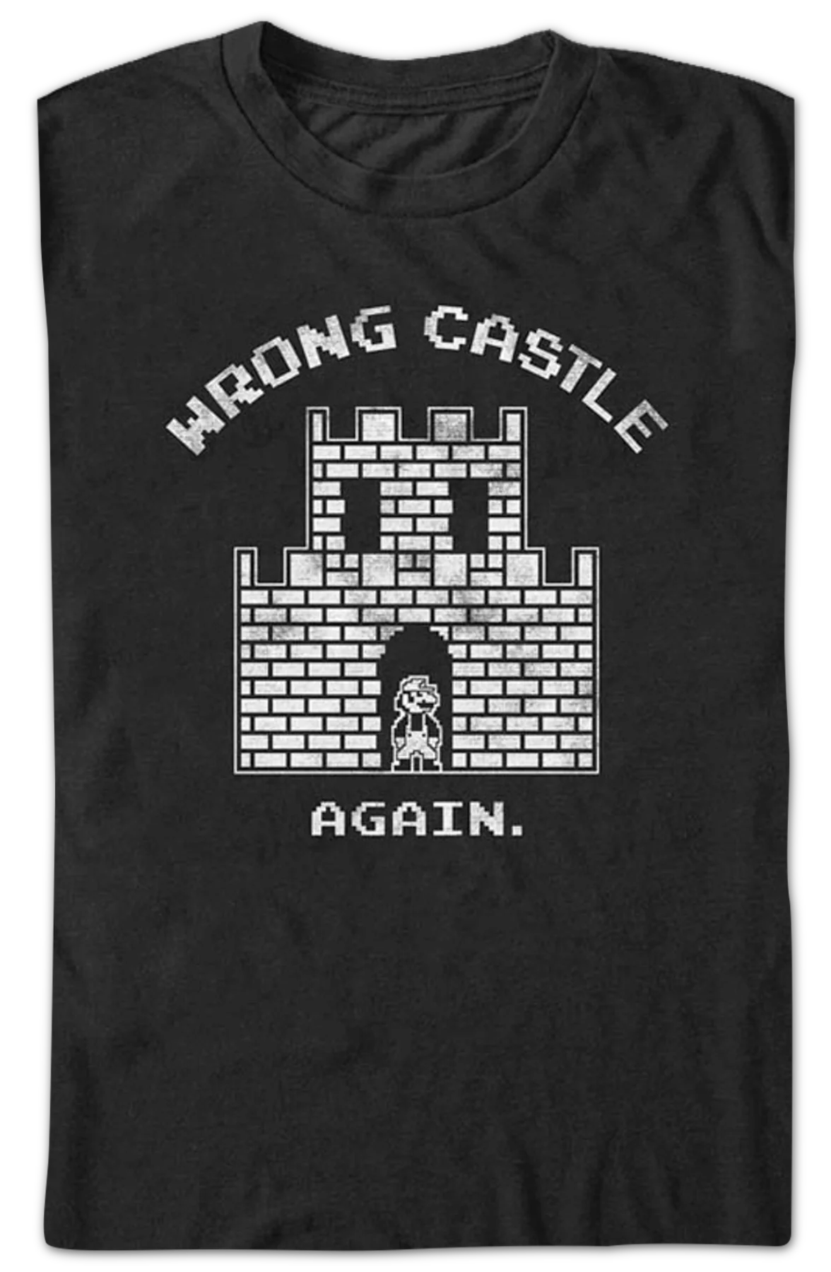 Wrong Castle Again Super Mario Bros. T-Shirt - Image 2
