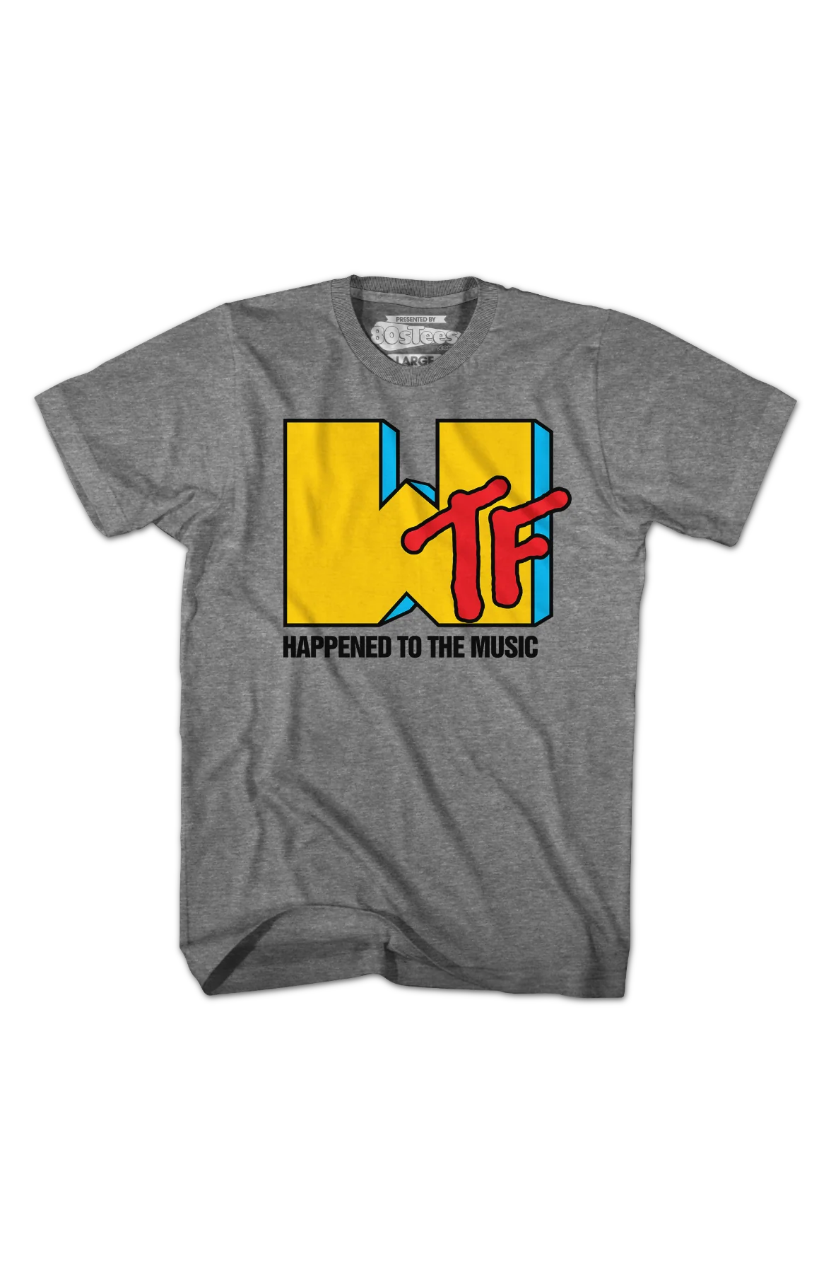WTF Happened To Music T-Shirt - Image 2