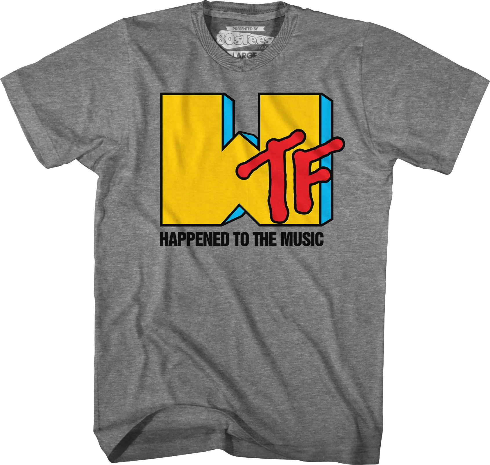 WTF Happened To Music T-Shirt - Image 4