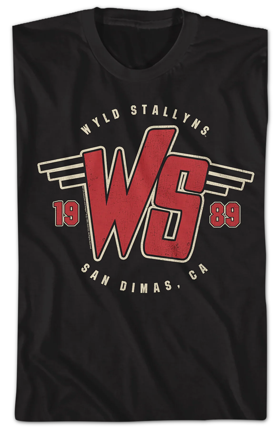 Wyld Stallyns 1989 Logo Bill and Ted's Excellent Adventure T-Shirt - Image 2