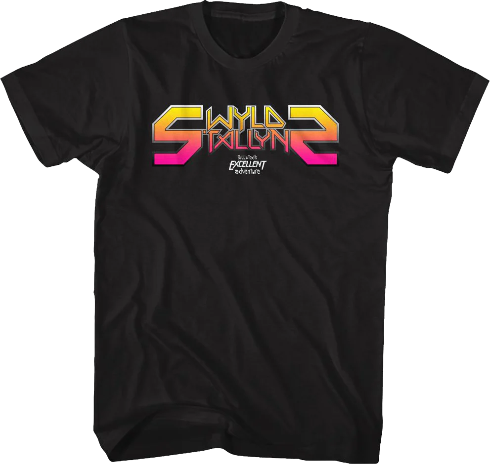 Wyld Stallyns Colorful Logo Bill and Ted's Excellent Adventure T-Shirt