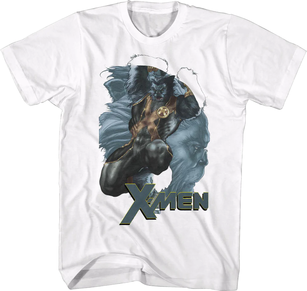 X-Men Beast Collage Marvel Comics T-Shirt