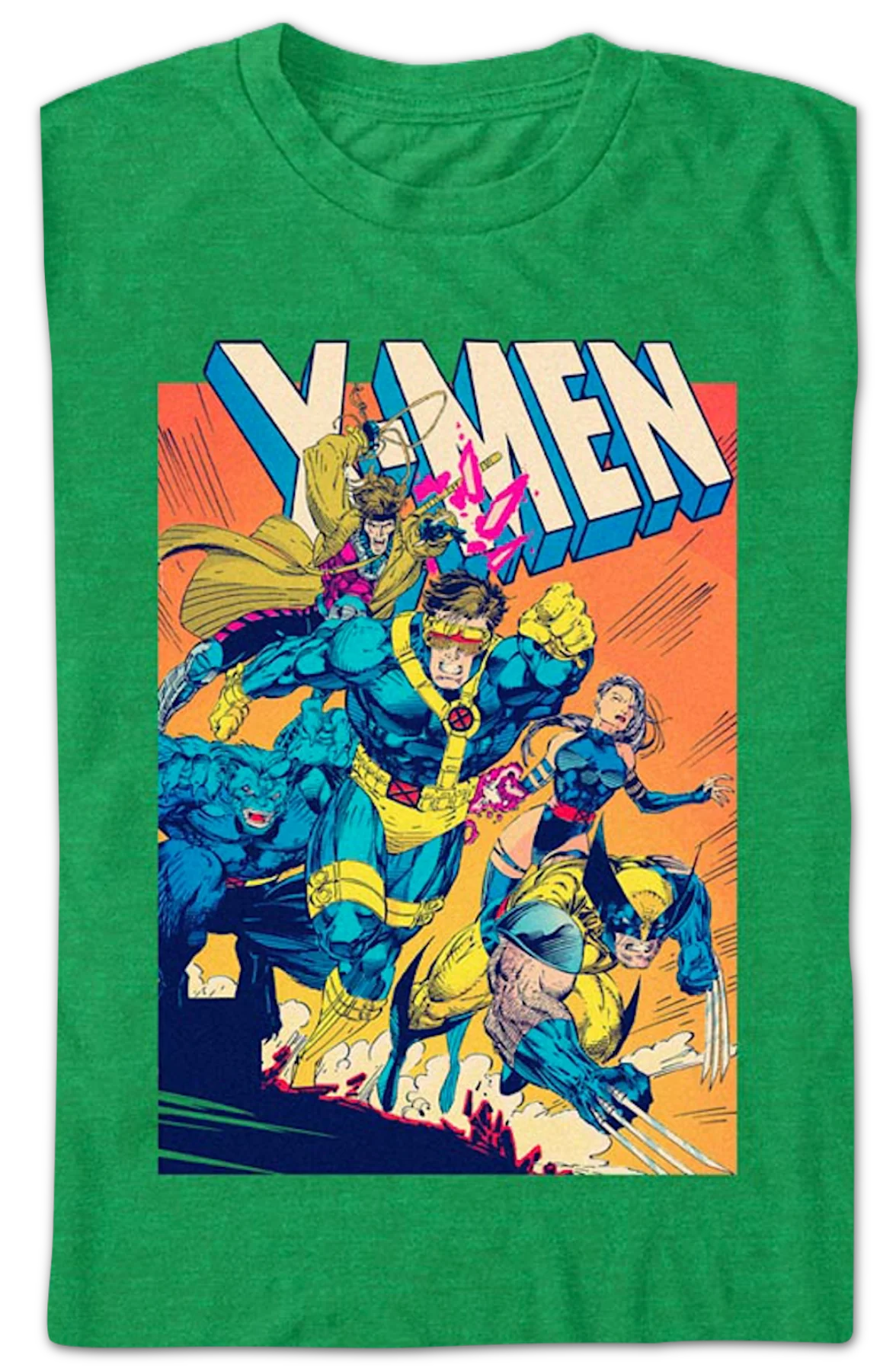 X-Men Cover Shot Marvel Comics T-Shirt - Image 2