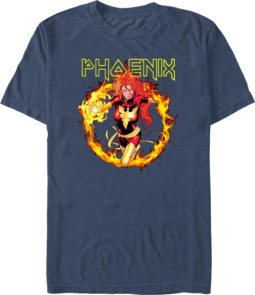 X-Men Dark Phoenix Fire Marvel Comics T-Shirt