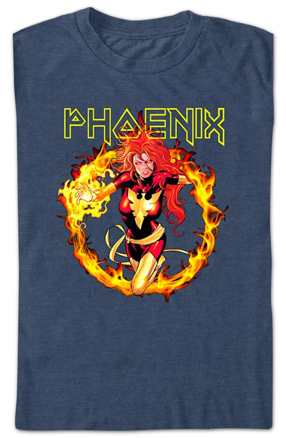 X-Men Dark Phoenix Fire Marvel Comics T-Shirt - Image 2